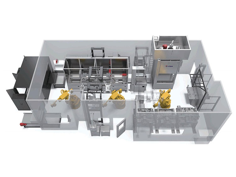 Automatic Fettling Production Line—Subframe