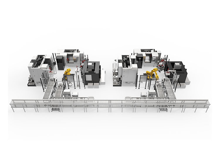 Triangular Cnc Automatic Production Line